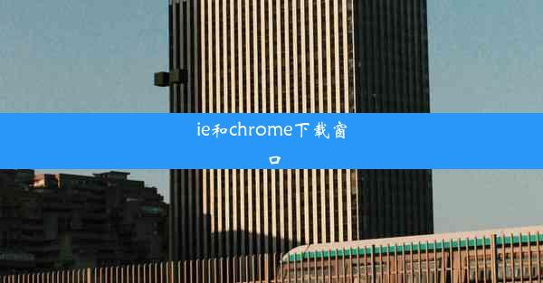 ie和chrome下载窗口