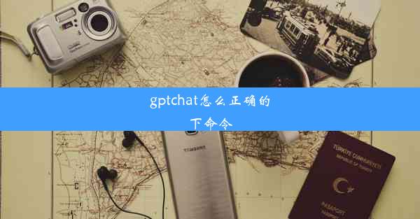 gptchat怎么正确的下命令