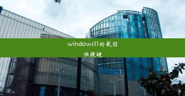 windows11的截图快捷键