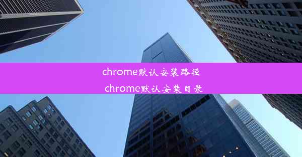 chrome默认安装路径_chrome默认安装目录